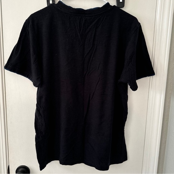 Black Tee with Blue Accents - Picture 3 of 3